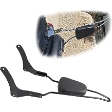 Motorbike Accessories Motorcycle Backrest For Kawasaki For Vulcan 900 VN900 For Custom Classic 1996-2023 2022 2021 2020 2019 2018 2017 2016 2015 2014 2013 2012Black- Silver