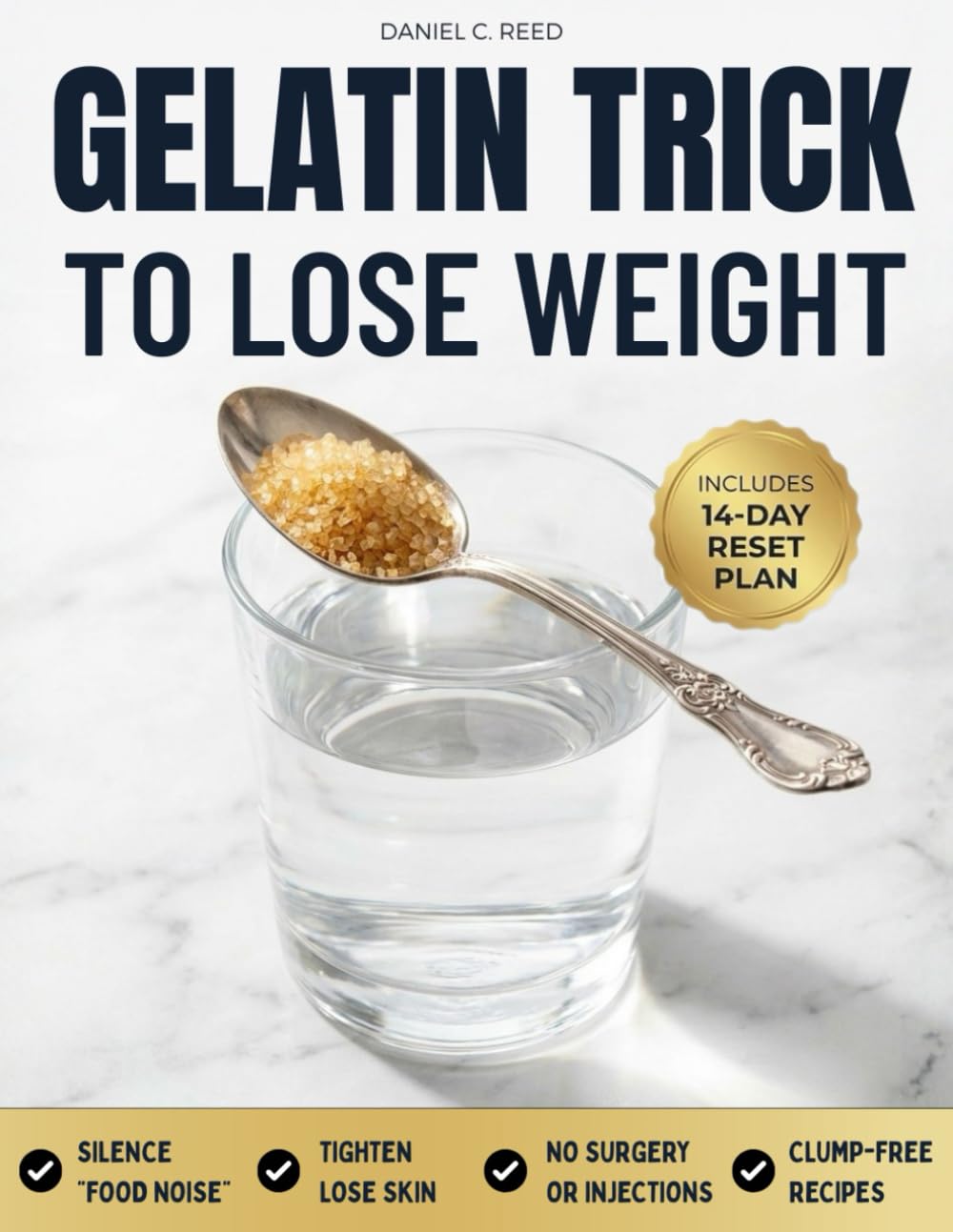 Gelatin Trick To Lose Weight: Safe Bariatric Alternative. Unflavored Grass Fed Beef Powder To Silence Hunger, Boost Collagen & Drop Pounds. Menopause Guide To Reset Gut Balance Without Dieting