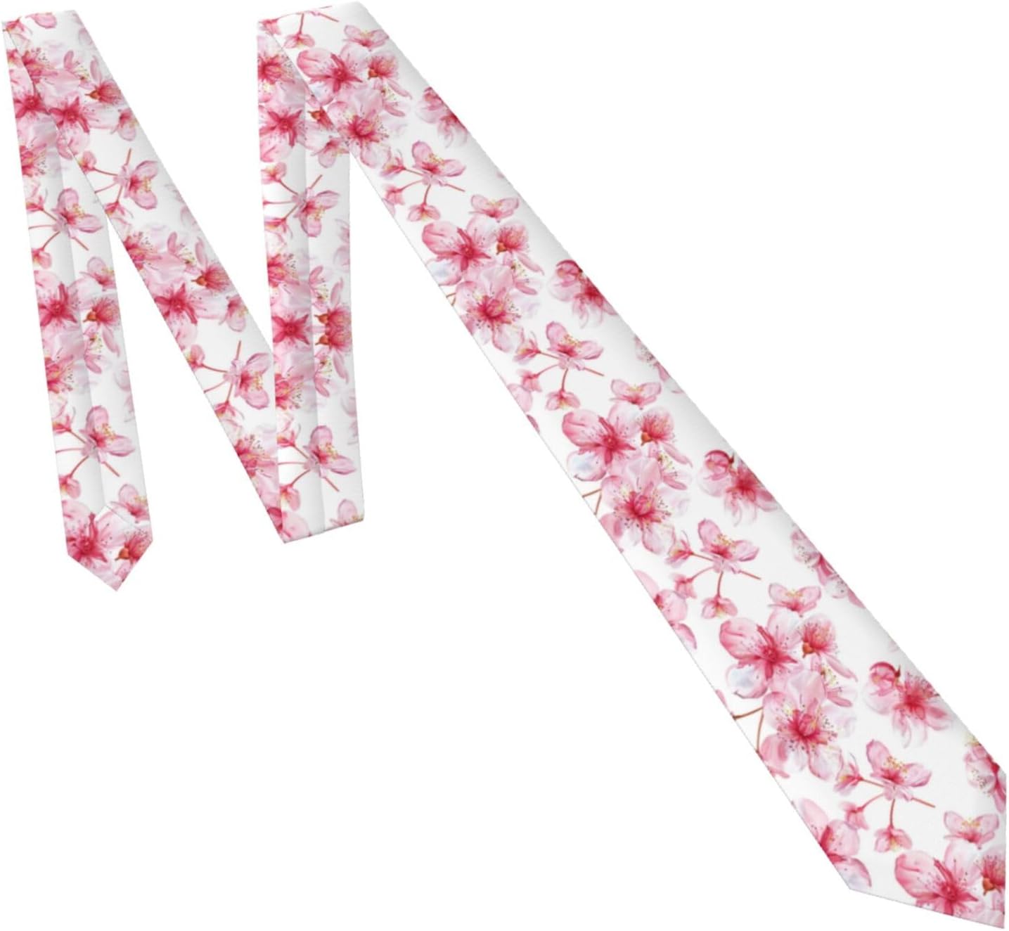 Mens Necktie Skinny Tie Cotton Floral Necktie Business And Wedding Ties For Men