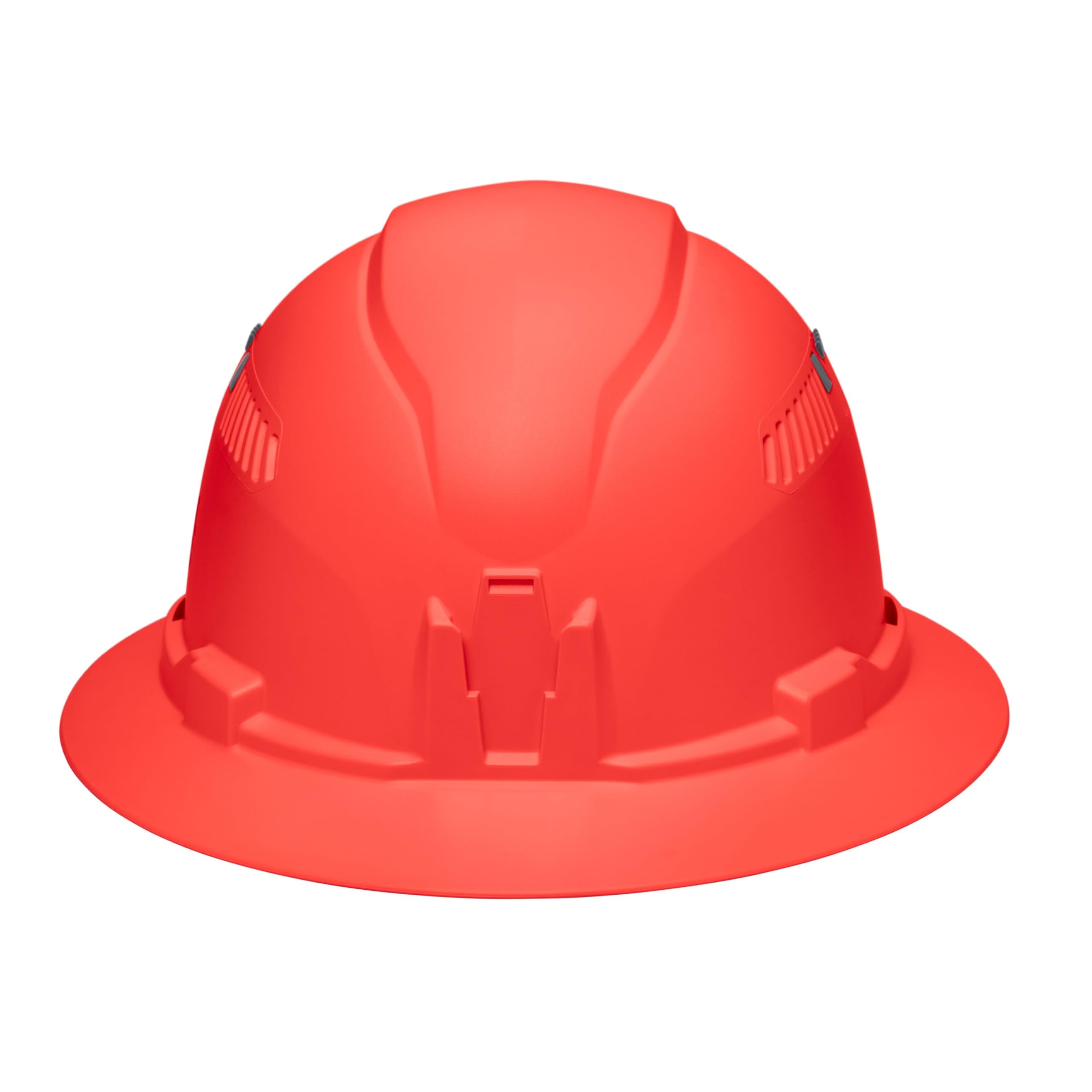 Klein Tools 60861BR Casco Duro, ventilado, Estilo de ala Completa, Acolchado, Banda de Sudor Resistente al Olor, Naranja