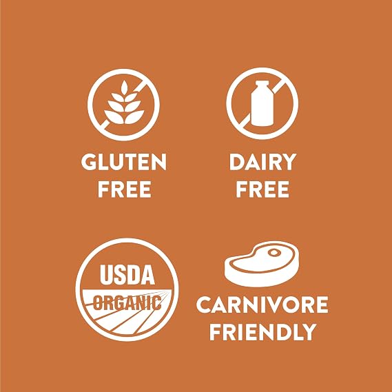 Fatworks Organic Grass-Fed Beef Tallow, Organic Cooking Oil, 14 oz (3 Pack) | Certified Organic, Non-GMO, Pasture-Raised, KETO Friendly