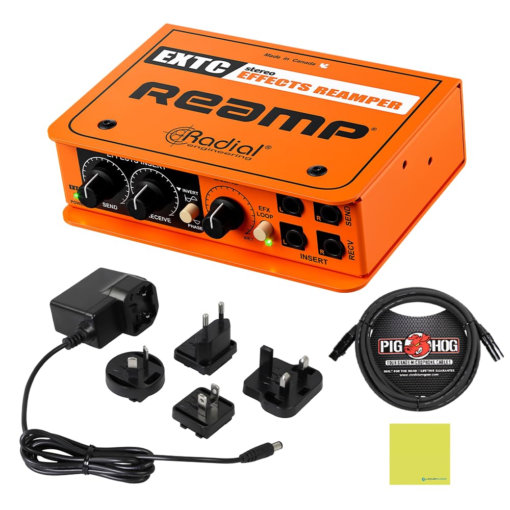 配信機器・PA機器・レコーディング機器 Radial EXT-SA Effects Reamper Amazon.com: Radial EXTC-SA Stand Alone Guitar Effects Interface