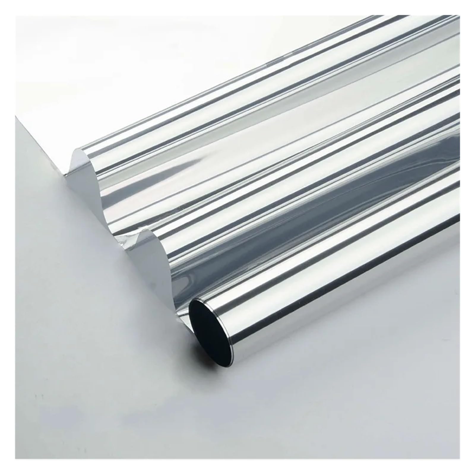 400CM Long One Way Mirrored Window Film Waterproof Silver Insulation Stickers Rejection Privacy Windom Tint Films For Windows(40x200cm)