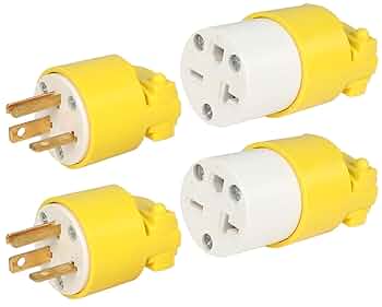 その他 Payment first MaxWorks 50541 4 pc. Yellow Replacement Plug and Socket Set