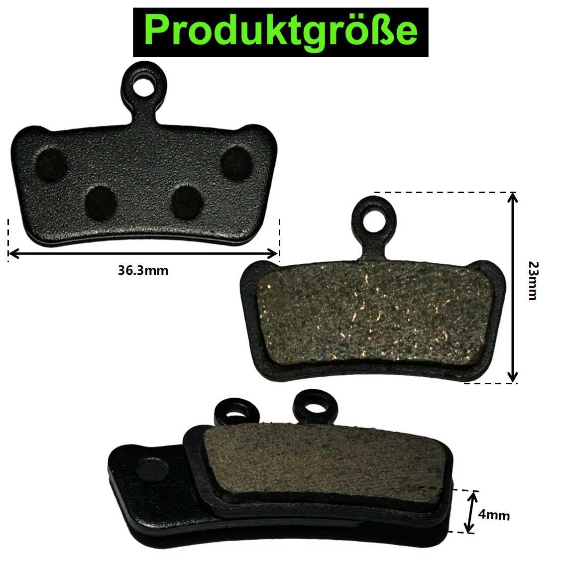 Klocki hamulcowe rowerowe do SRAM, okładziny hamulcowe Guide R T G2 i G2 RSC, półmetaliczne okładziny hamulcowe do SRAM Guide okładziny hamulcowe Avid X.O Trail, Elixir 9 Trail