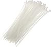 NewNewStar 8 30 lb Test Heavy Duty Nylon Cable Ties, 100 PCS Zip Ties ,(2.5mm200mm Black)
