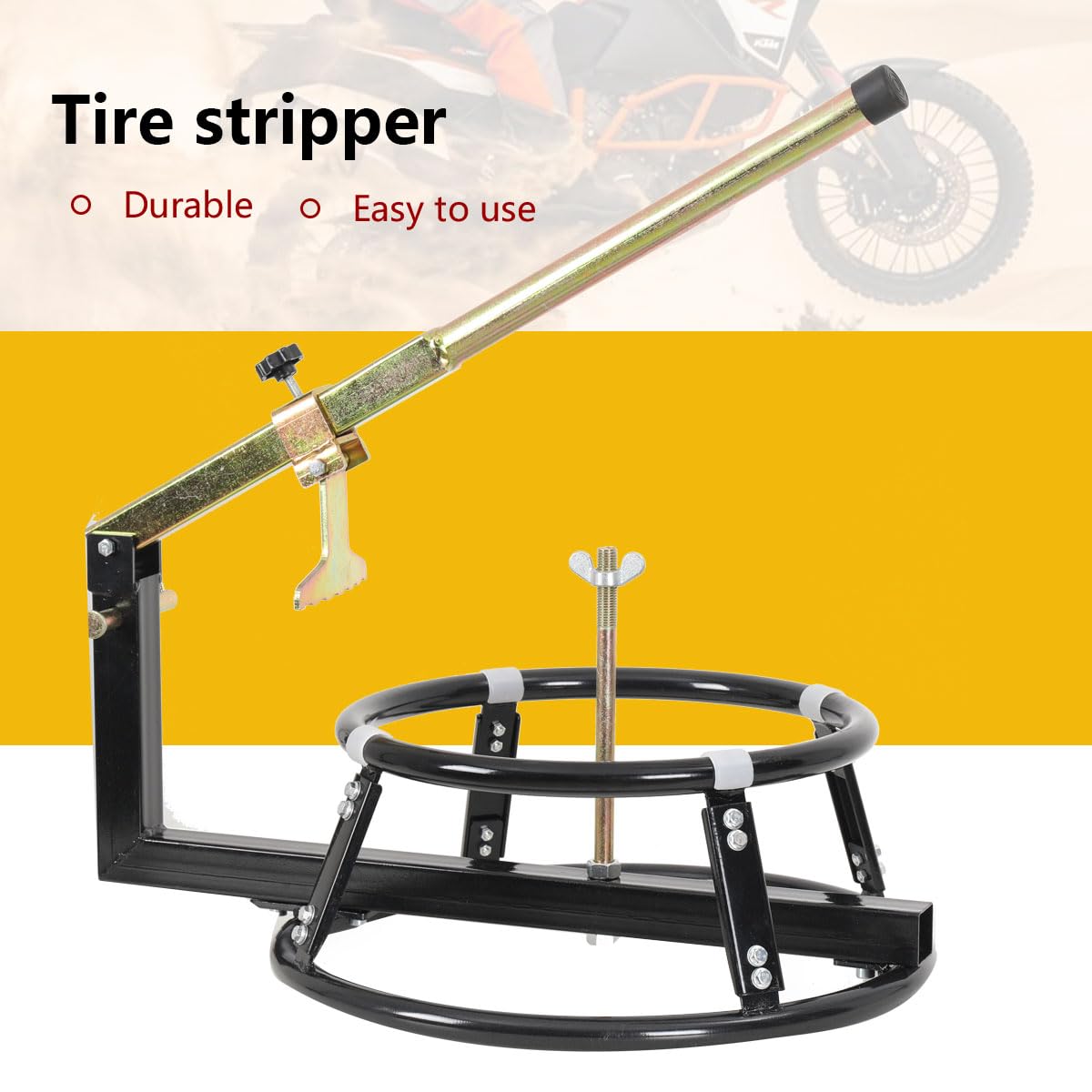 Motorrad Reifenmontage für Felgen 16"-21", Reifenmontiergerät Reifenmontagegerät für Motorradreifen, Reifenwechsler Reifenmontage Werkzeu Montagegerät für schnellen Reifenwechsel & Demontage