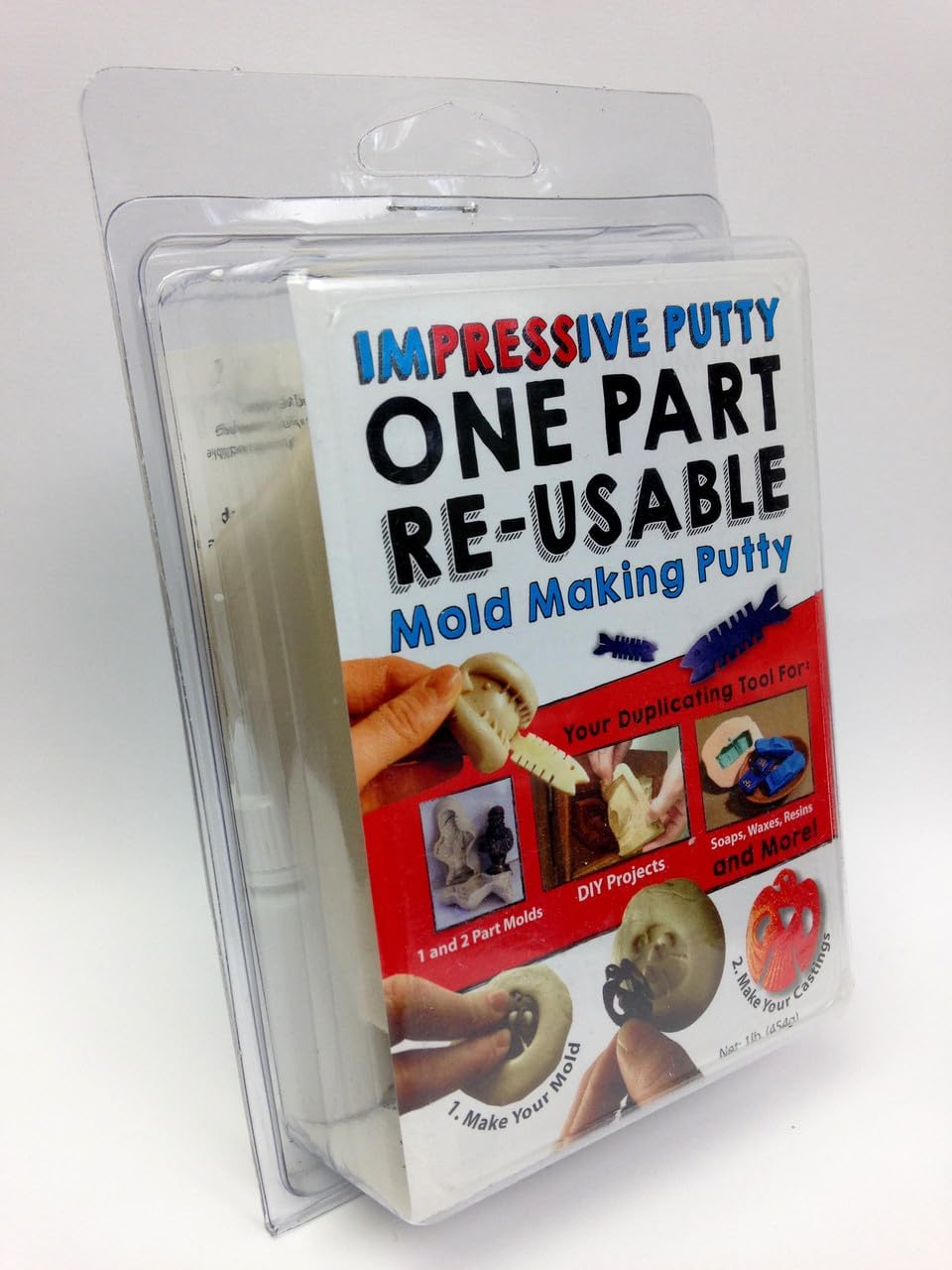 Impressive Re-Usable Mold Making Putty, 1 lb.