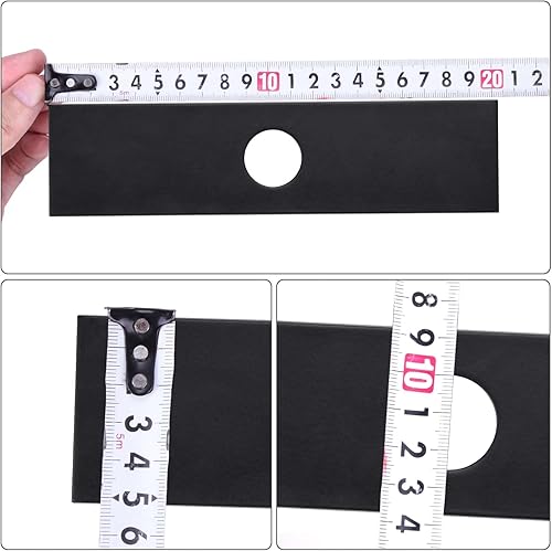 Miniatura 3 de iGreely Paquete de 10 cuchillas de bordeadora de 1 pulgada con orificio central de 8 x 2 pulgadas, compatibles con Ego, Stihl, Echo, Kobalt, Ryobi