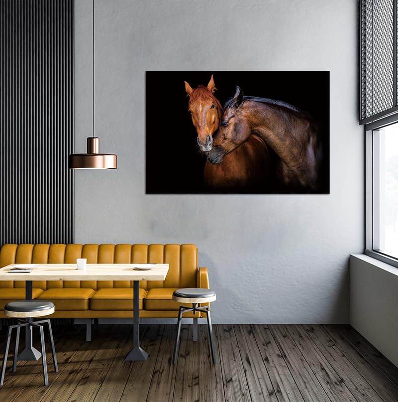 GOWE Home Horses Caressing Acrylic Wall Art (32