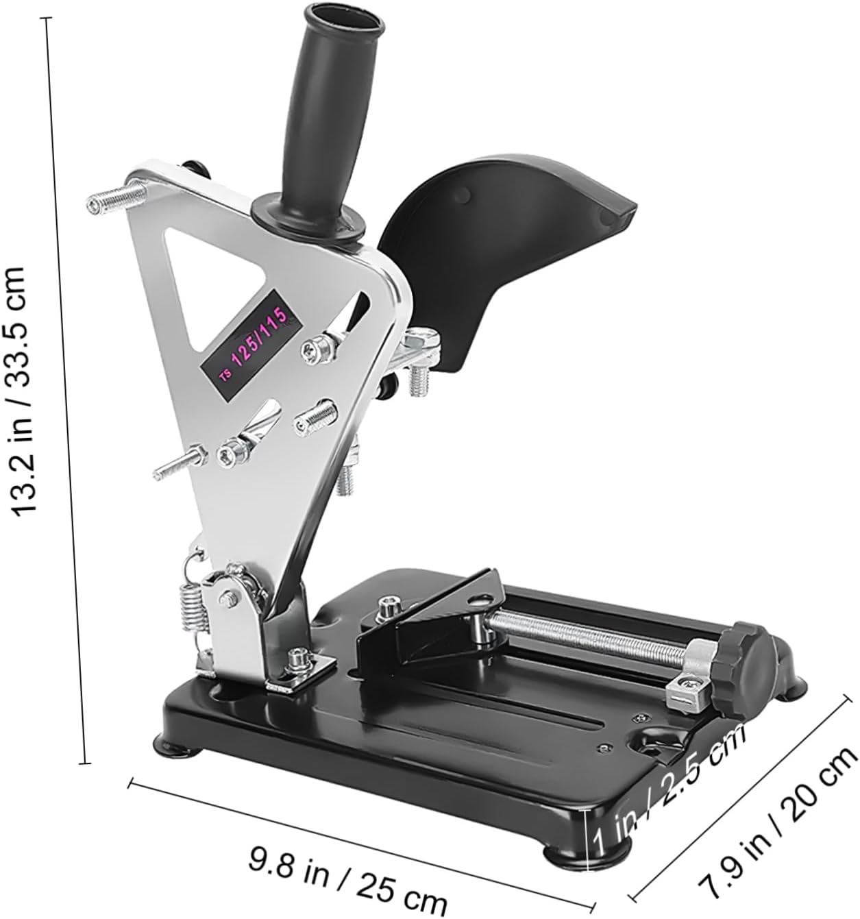 Mikikit 801a Adjustable Angle Stand Holder Multi-angle Support Heavy Duty Cutting Machine Bracket for Enhanced Stability and Safety during Grinding Tasks
