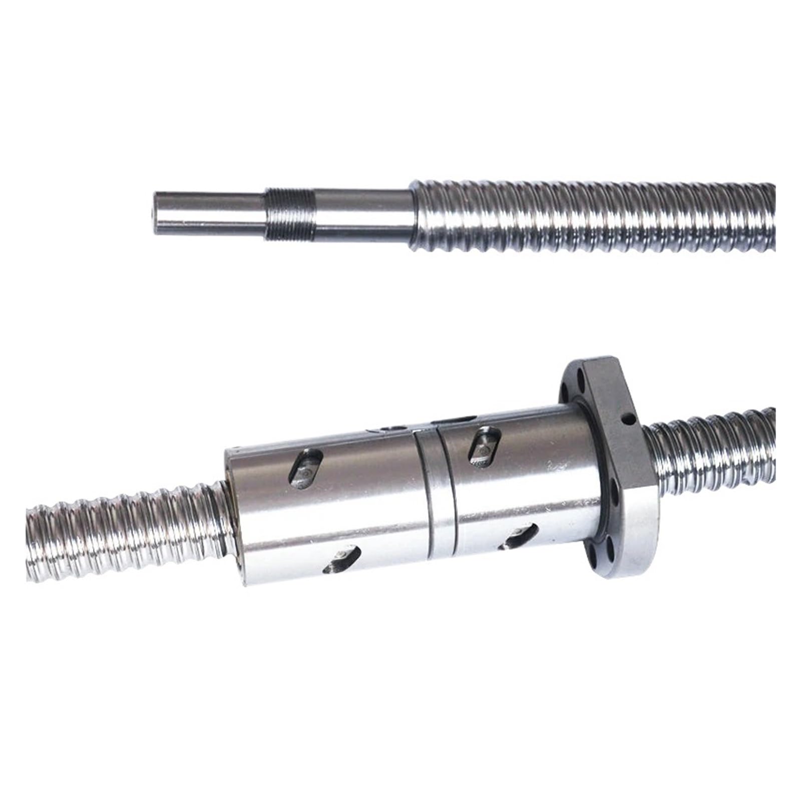 Metal Ball Screw nut C5 Ball Screw DFU3205 End Machined CNC Parts Ball Nut Housing BK BF Mode Use for 3D Printer Ball Screw(600mm)