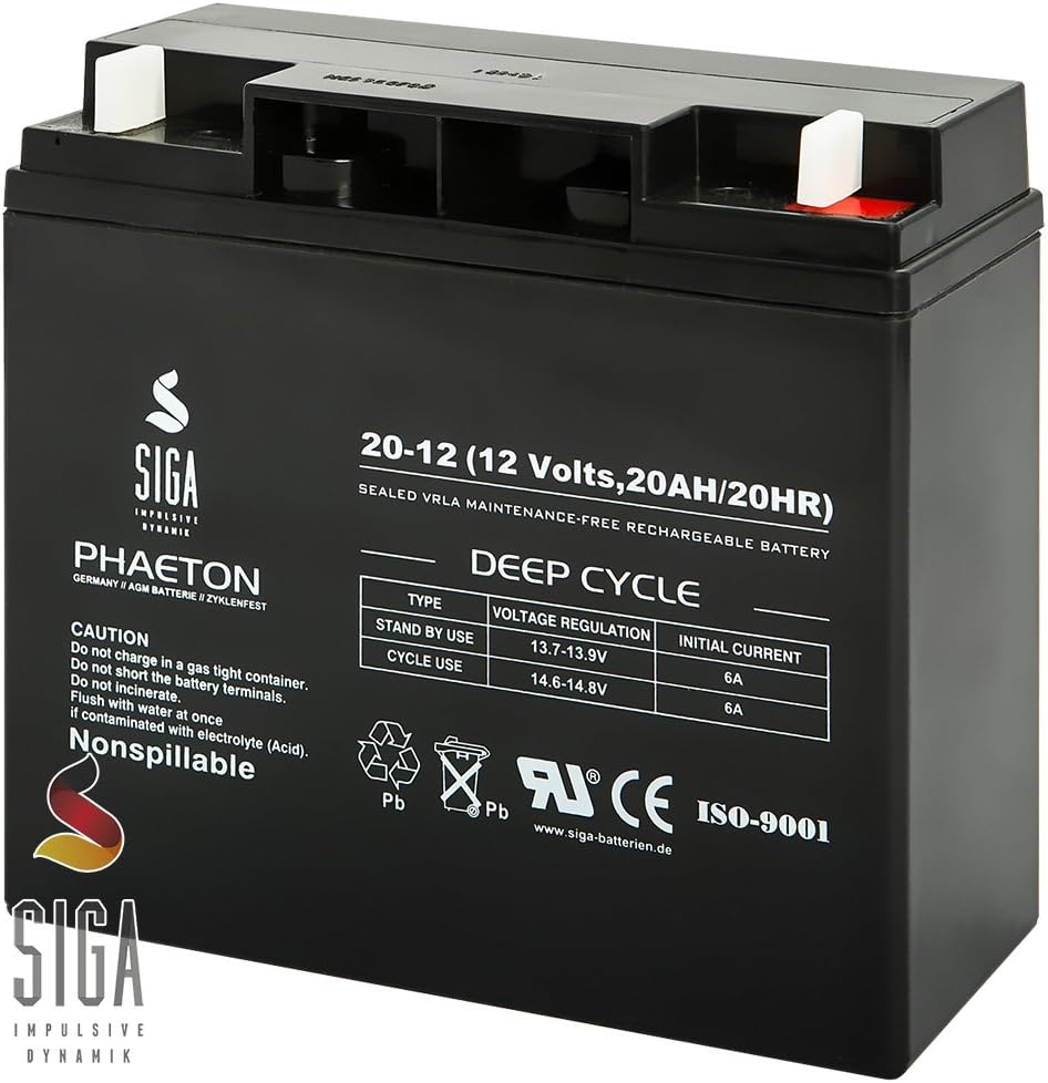 Xtreme BleiAkku Gel Battery Lead Acid Battery Batterie Akku Amazon.de Auto & Motorrad