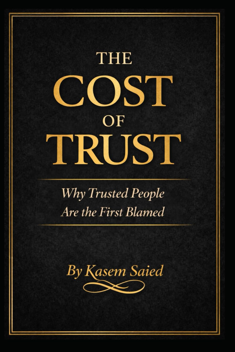 The Cost of Trust: Why Trusted People Are the First to Be Blamed