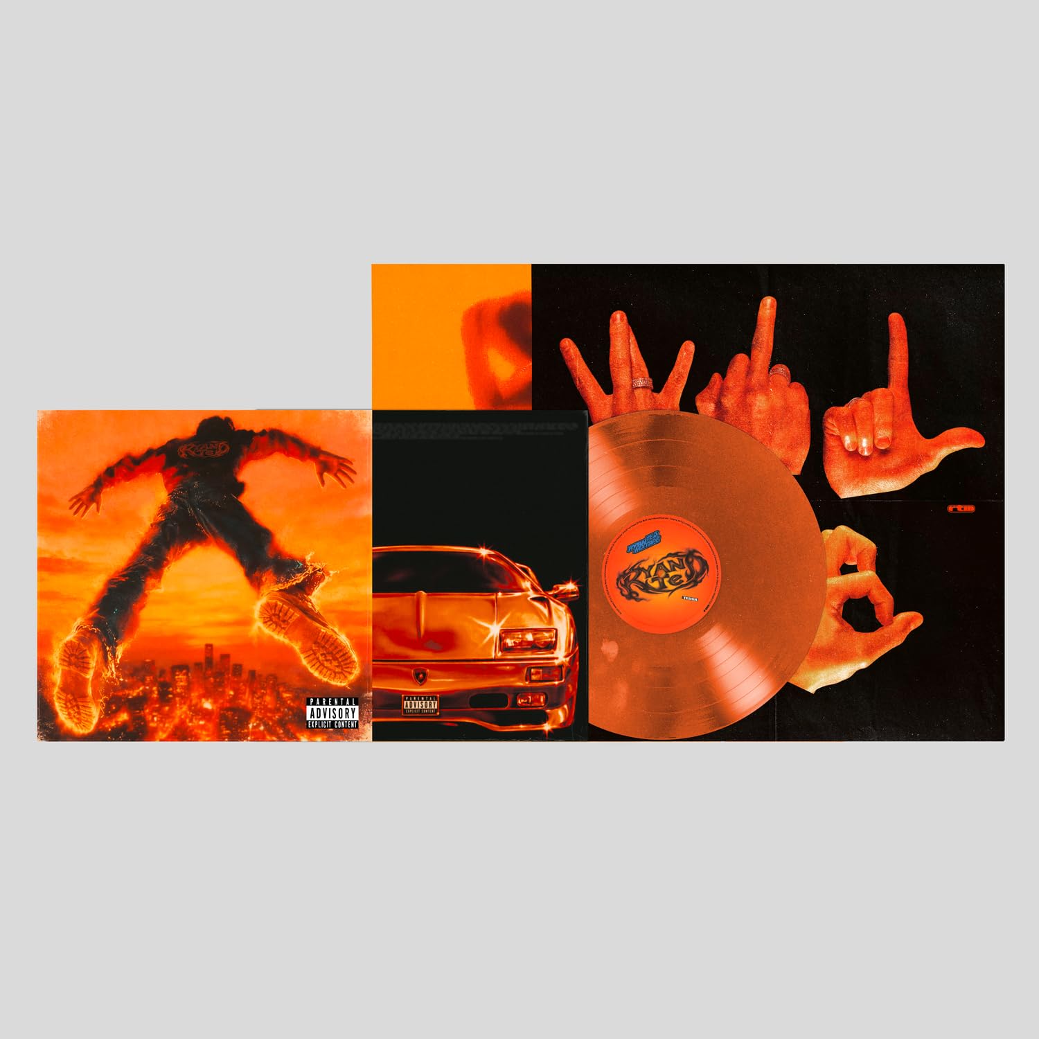 Ryan Ted - LP TRANSPARENT ORANGE + POSTER