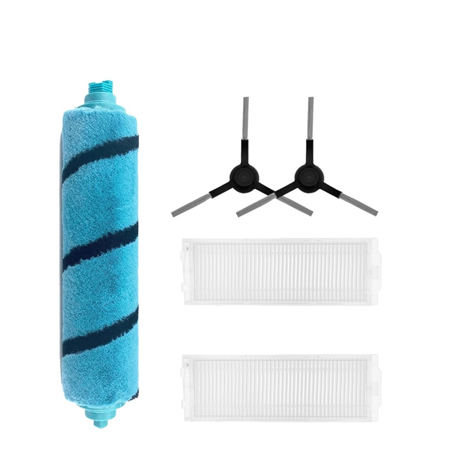 Kicici Roller Side Brush Filter HEPA Mop Rag Cloth Compatible With Xiaomi Robot Vacuum S10 / S12 / B106GL Series Replacement Accessories Parts(070)