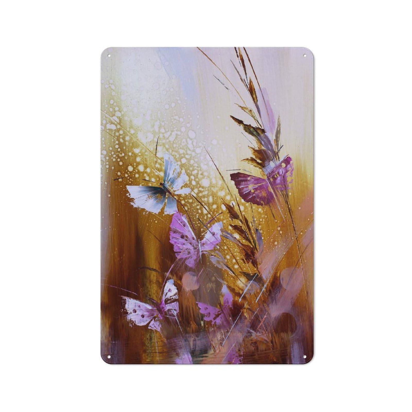 Junmoney Style-4 Nature Rustic Metal Plaque 30X20cm For Café Or Restaurant, Wall Decor For People Reorganising Café And Restaurant