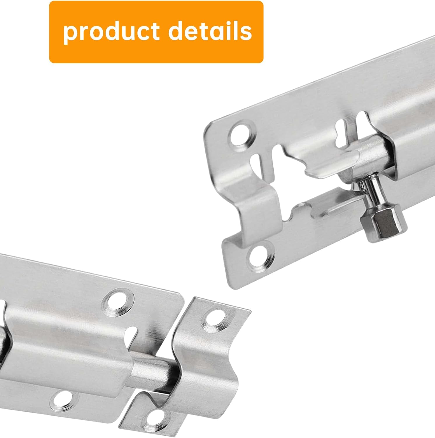20 Pack Barrel Bolt Latch,3 Inch Slide Bolt Latch,Stainless Steel Thickened Slide Bolt Lock with 120 Screws,Premium Door Bolt Lock,Slide Locks for Inside Door,Easy to Install Gate.