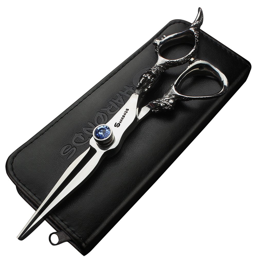 Ciseaux à cheveux 6 pouces Sapphire parfaits pour ciseaux de barbier