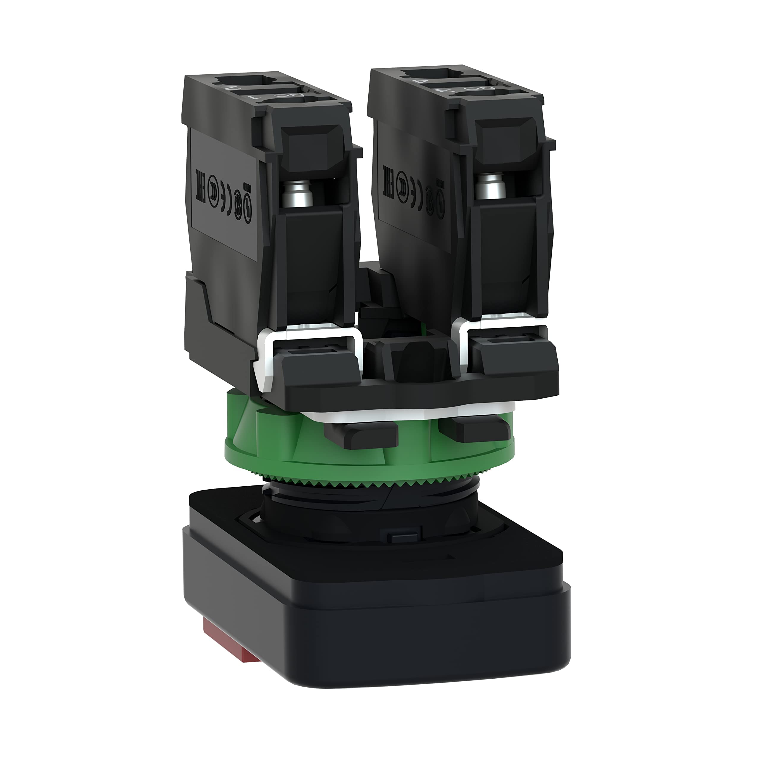 PULS LUM DOBLE VE/RO SAL LED 24V 1NA+1NC
