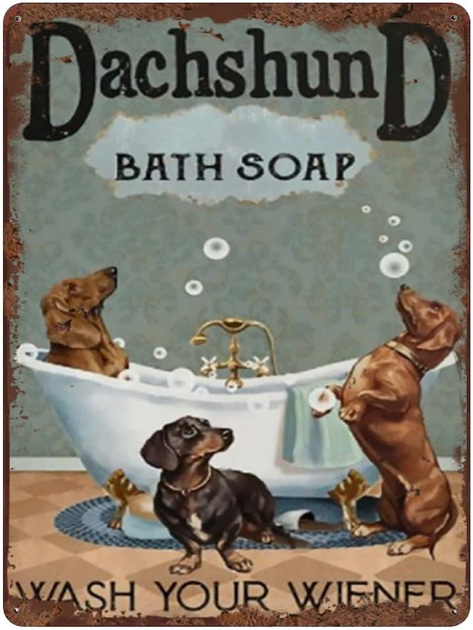 Targa In Metallo 30 X 20 Cm, Decorazioni Da Parete E Uscita - Foto 10