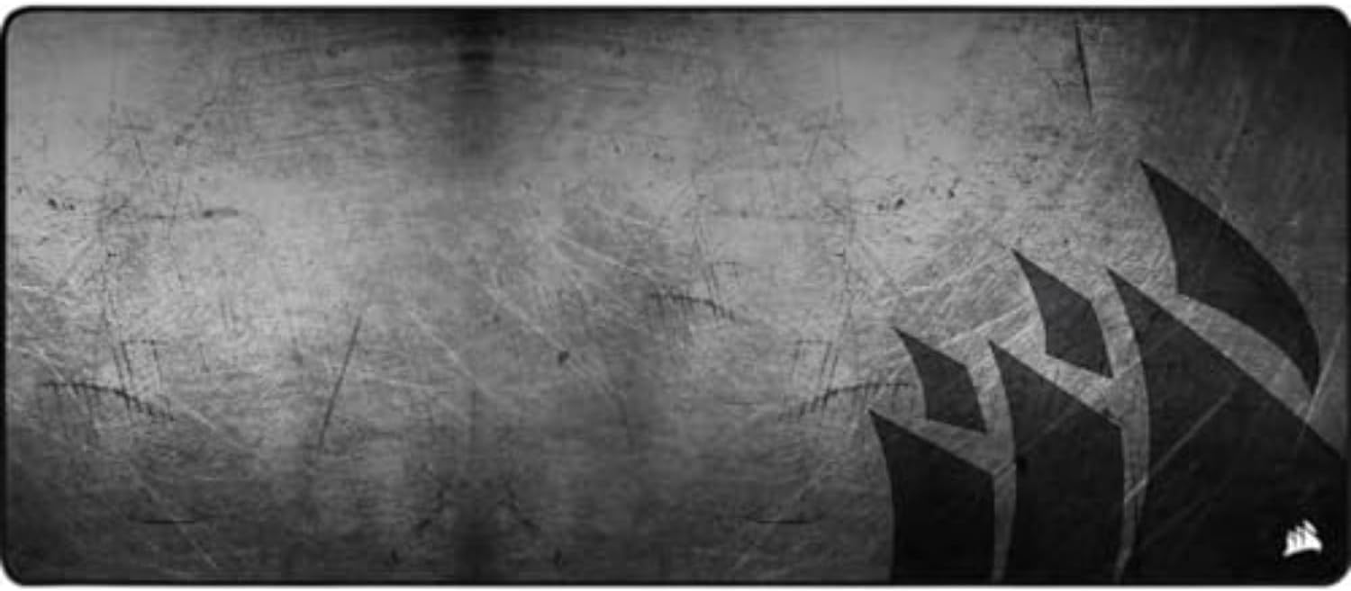 Corsair MM350 PRO Premium Spill-Proof Cloth Gaming Mouse Pad – Extended XL - Multicolor Grunge 15.7L x 36.6W inches