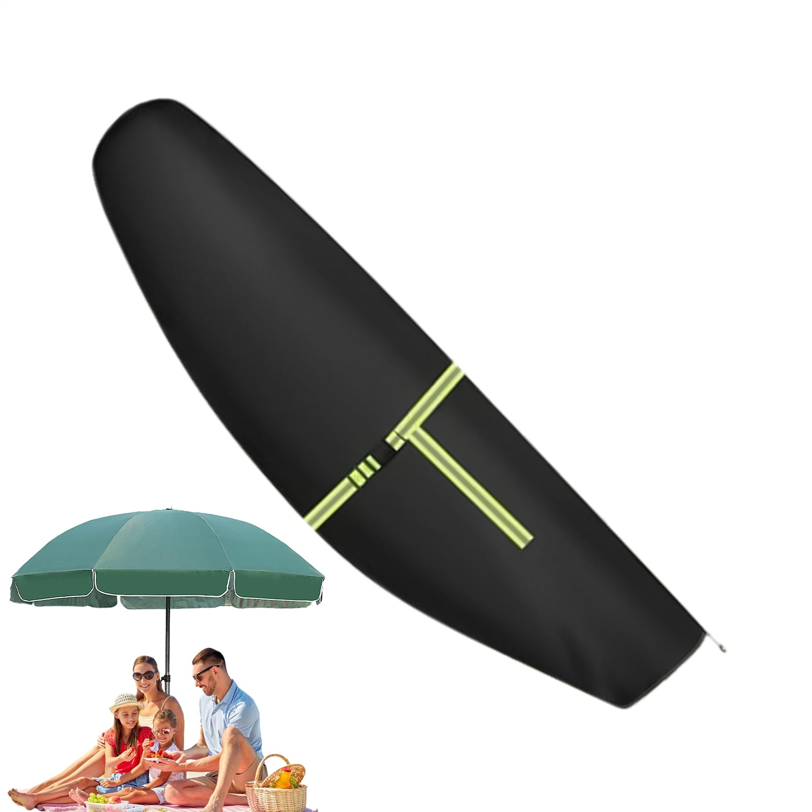 Housse de protection pour parasol imperméable et résistante aux UV pour jardin extérieur