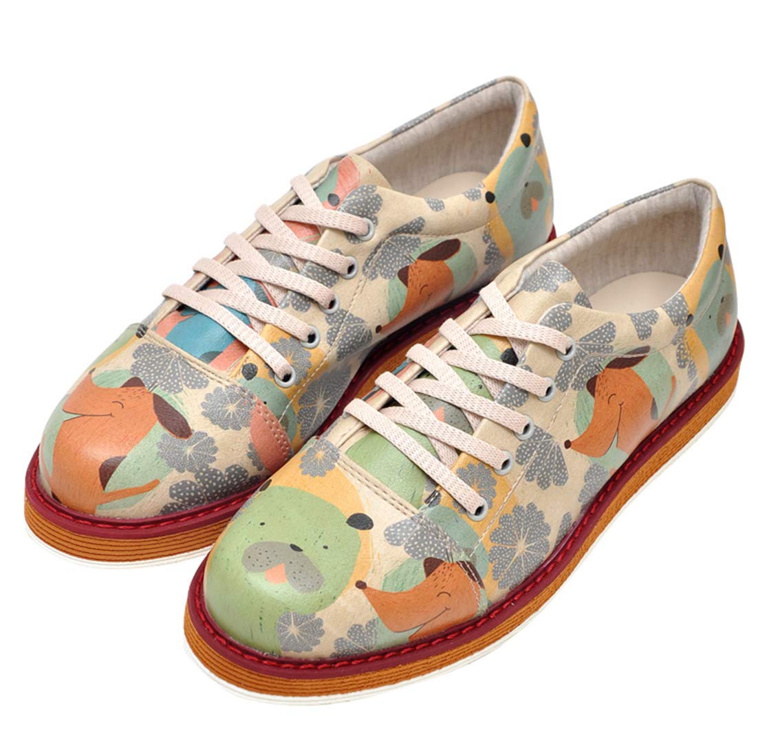 Dogo Broke's Oxford Plana Mujer De Zapatos Oxford Planos Para