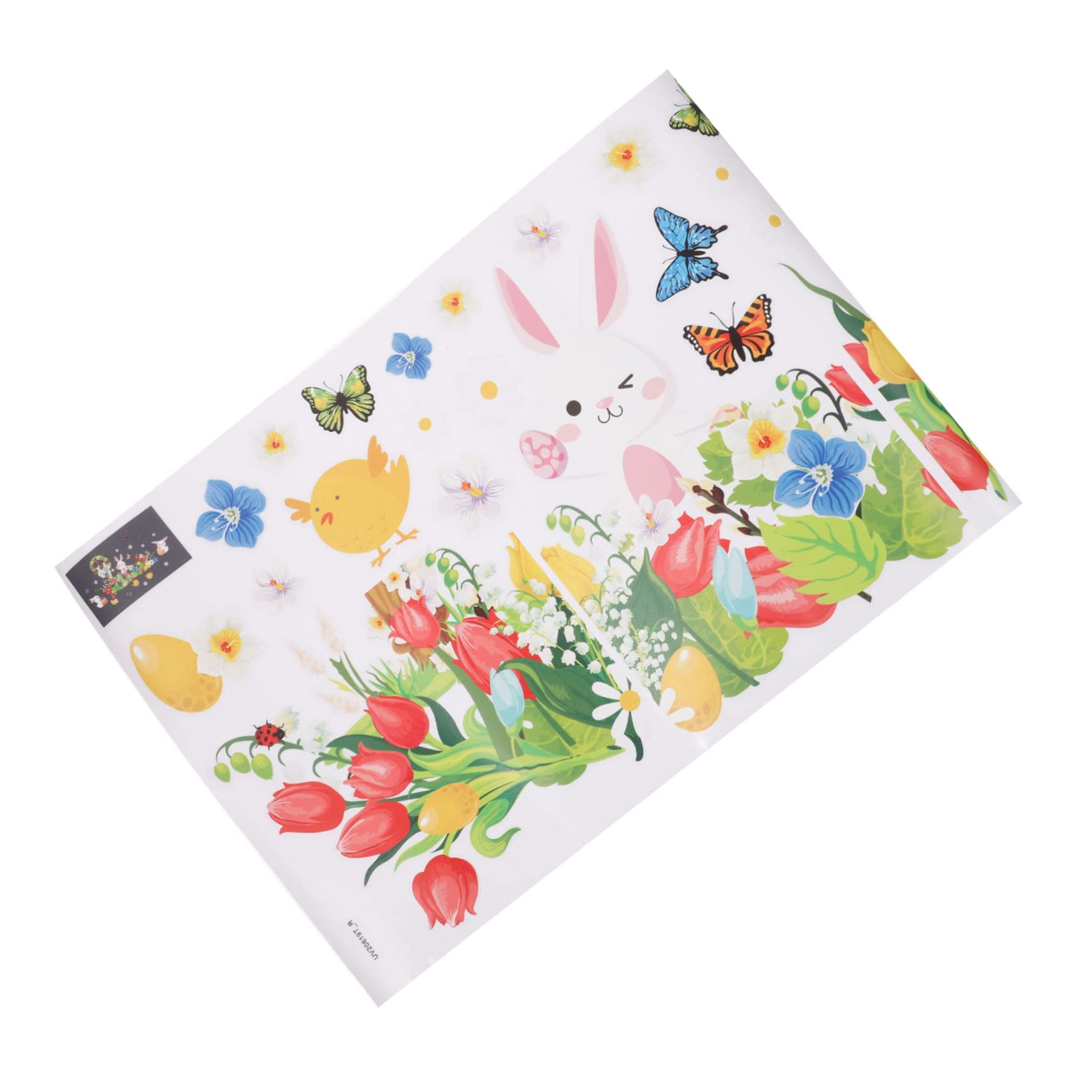Artibetter 4sätze Fensterbilder Aufkleber Selbstklebende Wandtattoos Mit Osterhasen Und Küken Für Kinderzimmer Deko Für Osterfeiern Und Raumgestaltung