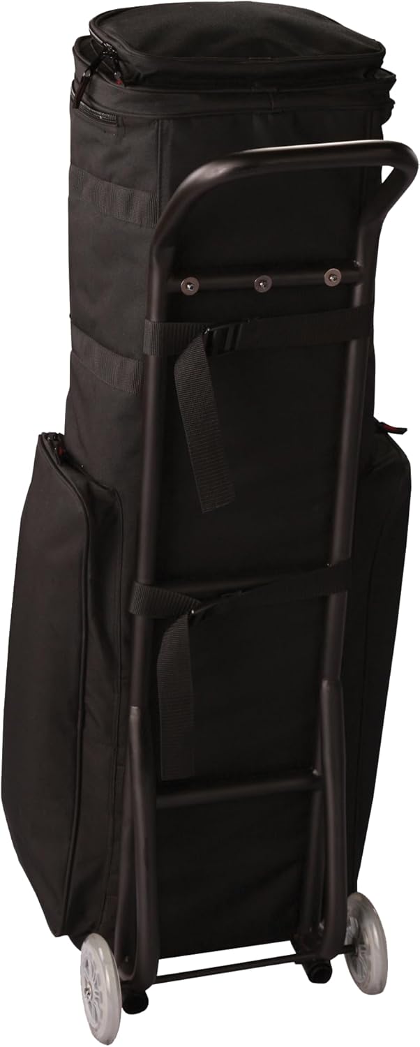 Gator Cases Protechtor Series Steel frame Rolling Drum Cart for Drum Hardware with Removable Bag and 100 Pound Load Capacity; 40" x 10" x 10" (GP-DRUMCART)