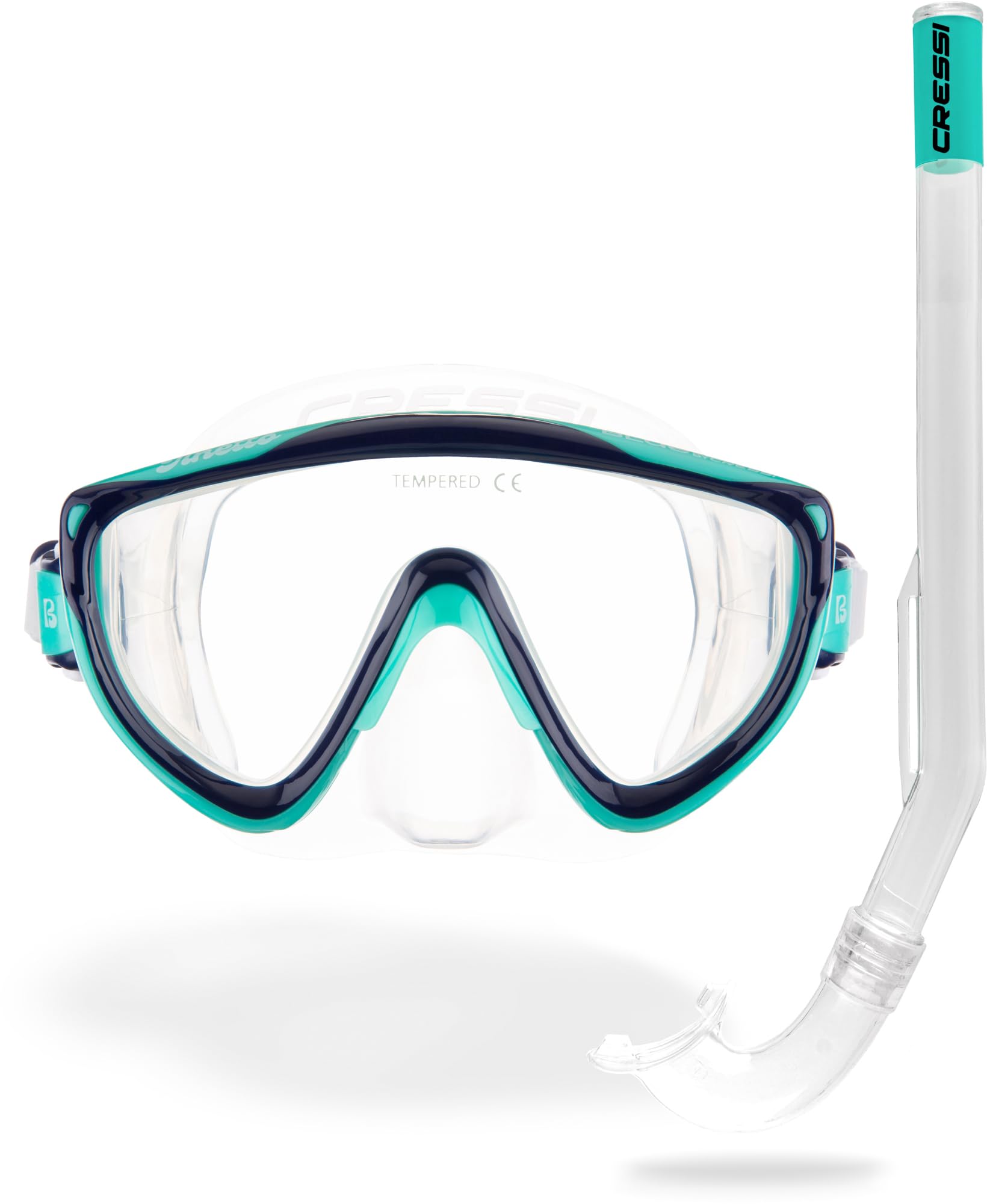 CRESSI Tinetto Mini Island Combo Set Snorkeling Junior Maschera Snorkel Taglia Unica