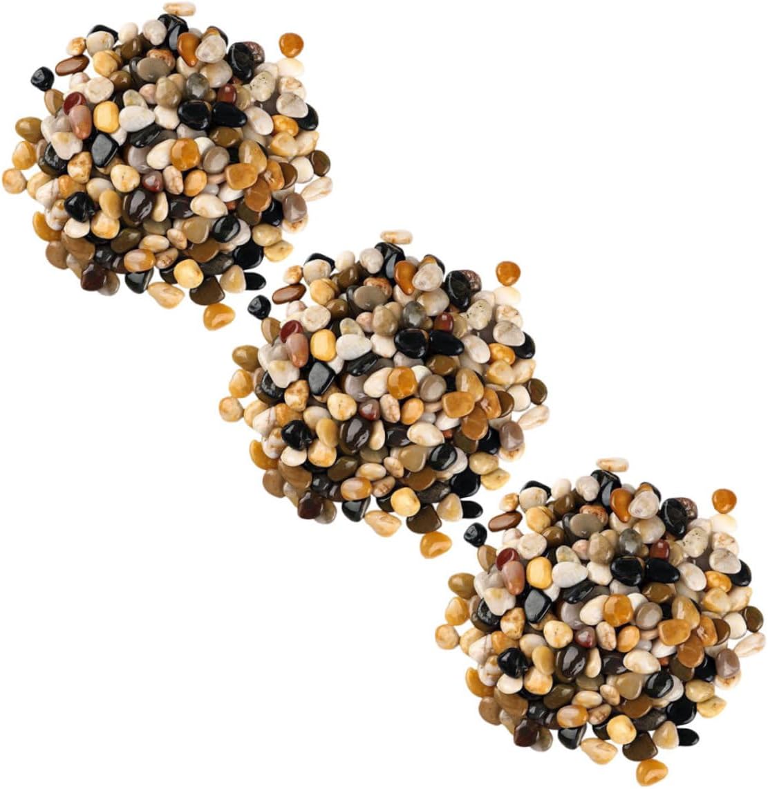 BESPORTBLE Natural Decorative Pebbles for Aquariums Vases and Gardens Each for Landscaping Freshwater Fish Tanks and Flowerpot Decoration