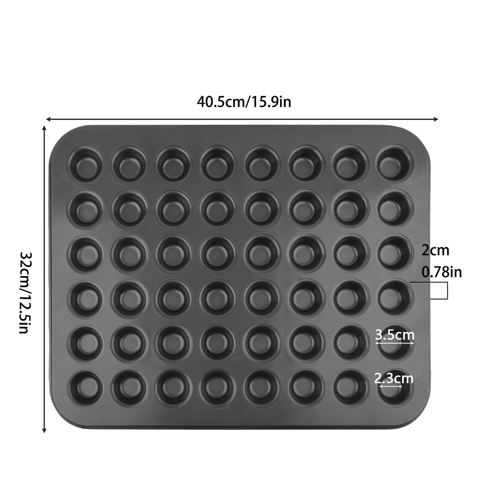 2er-Pack Mini Muffinform, Antihaftbeschichtete Mini-Cupcake-Formen