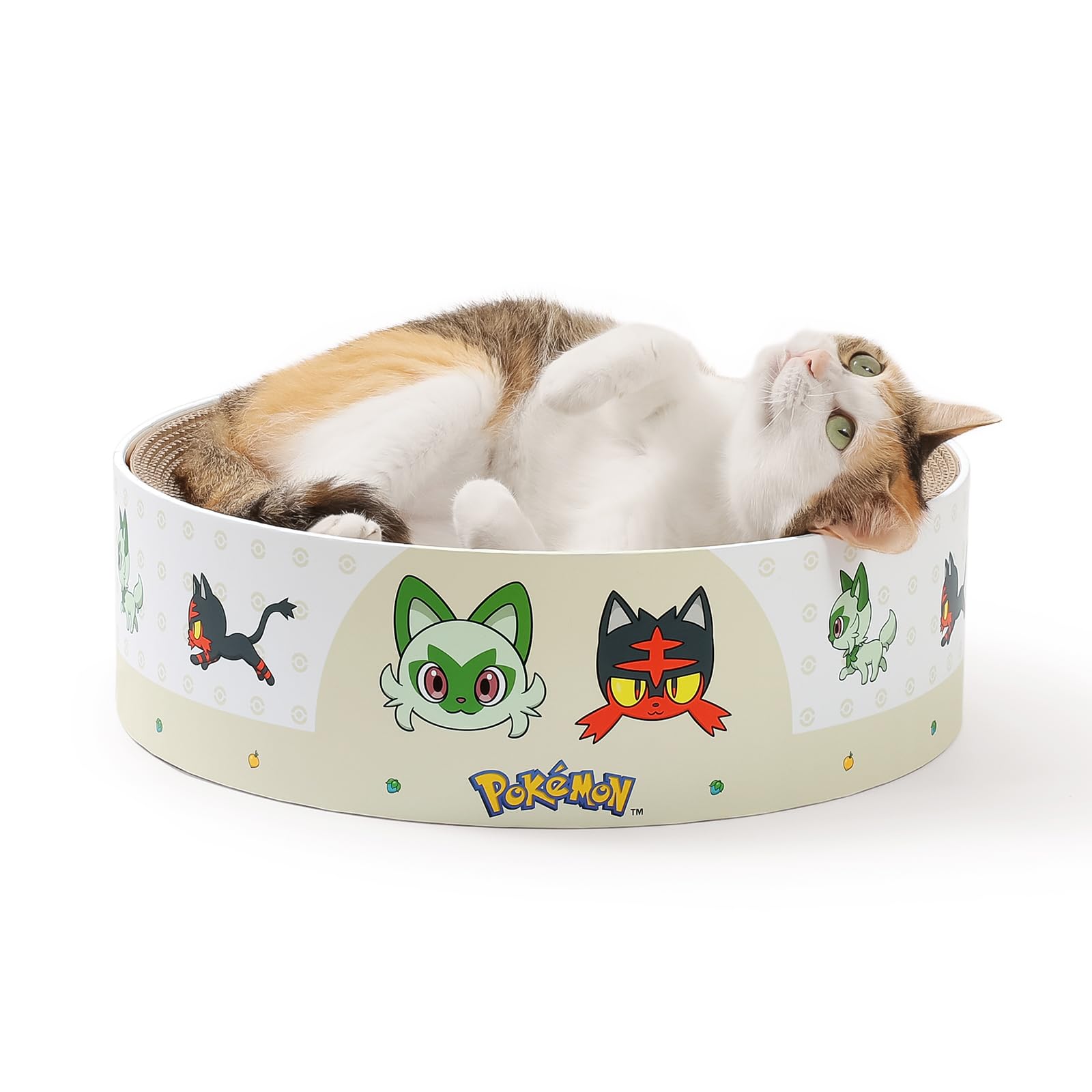 Amazon | 猫壱 バリバリボウル ポケモン 爪研ぎ レギュラー 猫用 | 猫