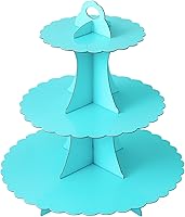Vista 36 de Soleebee Soporte para Cupcakes de 3 Niveles, Torre de Cupcakes de Cartón, Torre de Soporte para Pasteles de Postre para Decoración de Cumpleaños