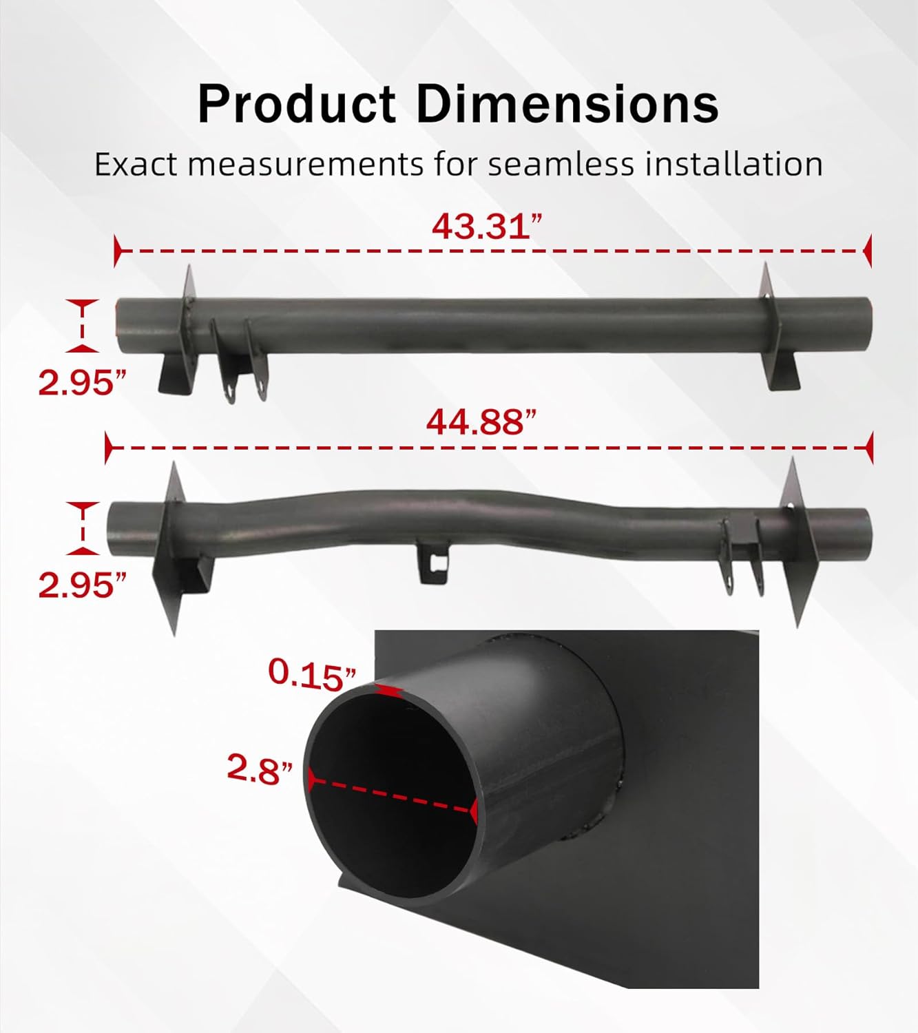 ELITEWILL Rear Fuel Tank Support Crossmember and Rear Upper Shock Mount Crossmember Fit for 1999-2006 Chevy Silverado /GMC Sierra 1500, 2500