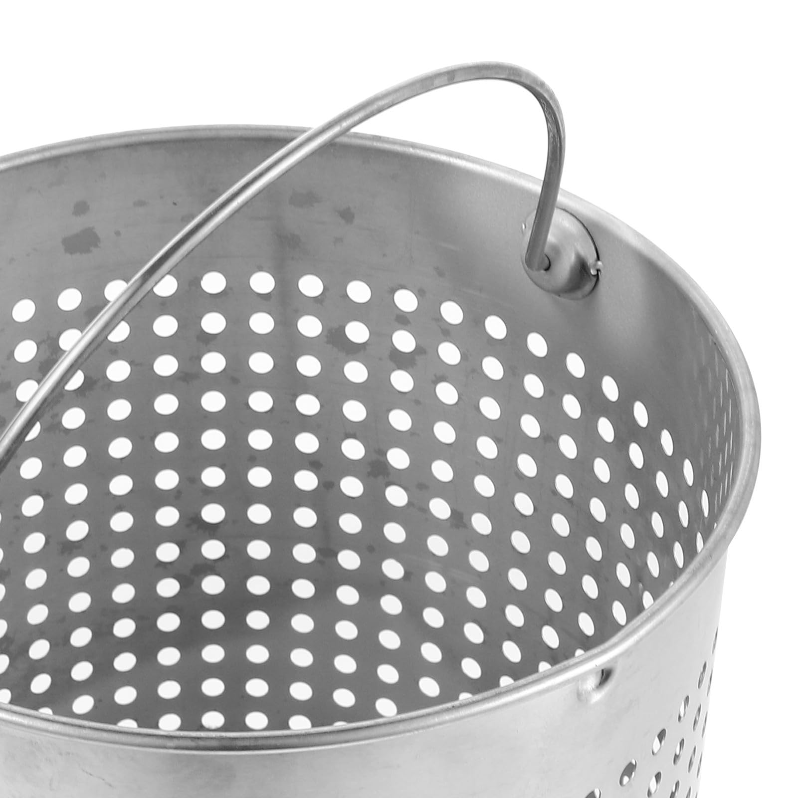 Eingebauter Teefilter Eimer aus Edelstahl, Versenktes Design, Silber