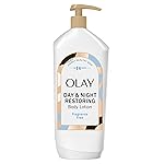 Olay Body Lotion for Women, Day & Night Restoring, 24hr Moisturizing & Deep Hydration, Absorbs Instantly, Penetrating Vitamin B3 Complex, For All Skin Types, Fragrance Free, 18 fl oz
