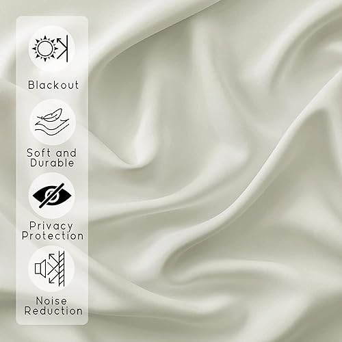 Miniatura 7 de Very Little - Cortinas para ventana de cocina pequeña, con bolsillo para cortinero, oscurecimiento de la habitación, bloqueo de calor solar,