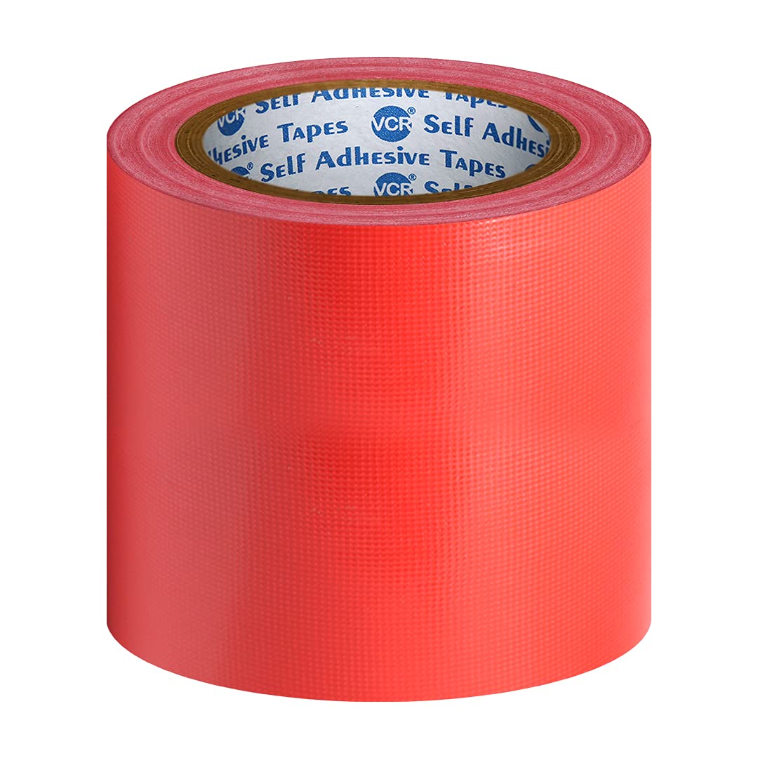 VCR Red Duct Tape - 16 Meters in Length 120mm / 5" Width - 8 Rolls Per Pack - Strong Book Binding Tape - Waterproof Heavy Duty Duct Tape (B09BK3H6ZV) Amazon Price History, Amazon Price Tracker