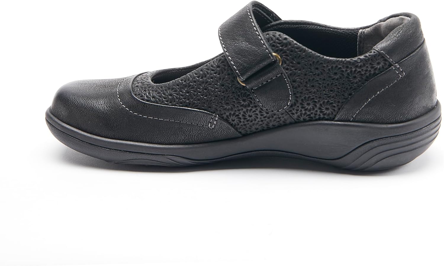 Hälsa Footwear Women's Aloe Mary Jane Shoe – Comfortable Orthopedic Leather Dress Shoe for Women, Adjustable Strap Design with Cushioned Insole