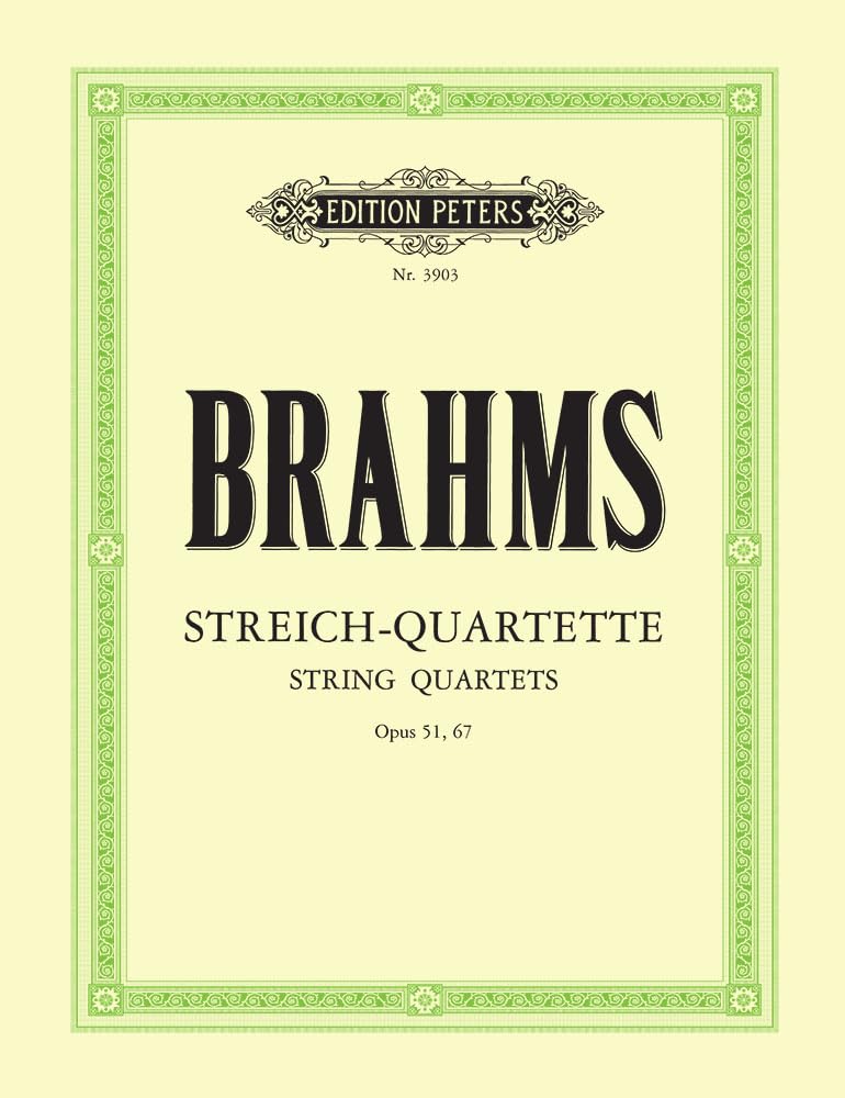 Johannes Brahms: Complete String Quartets. For Quartetto di archi