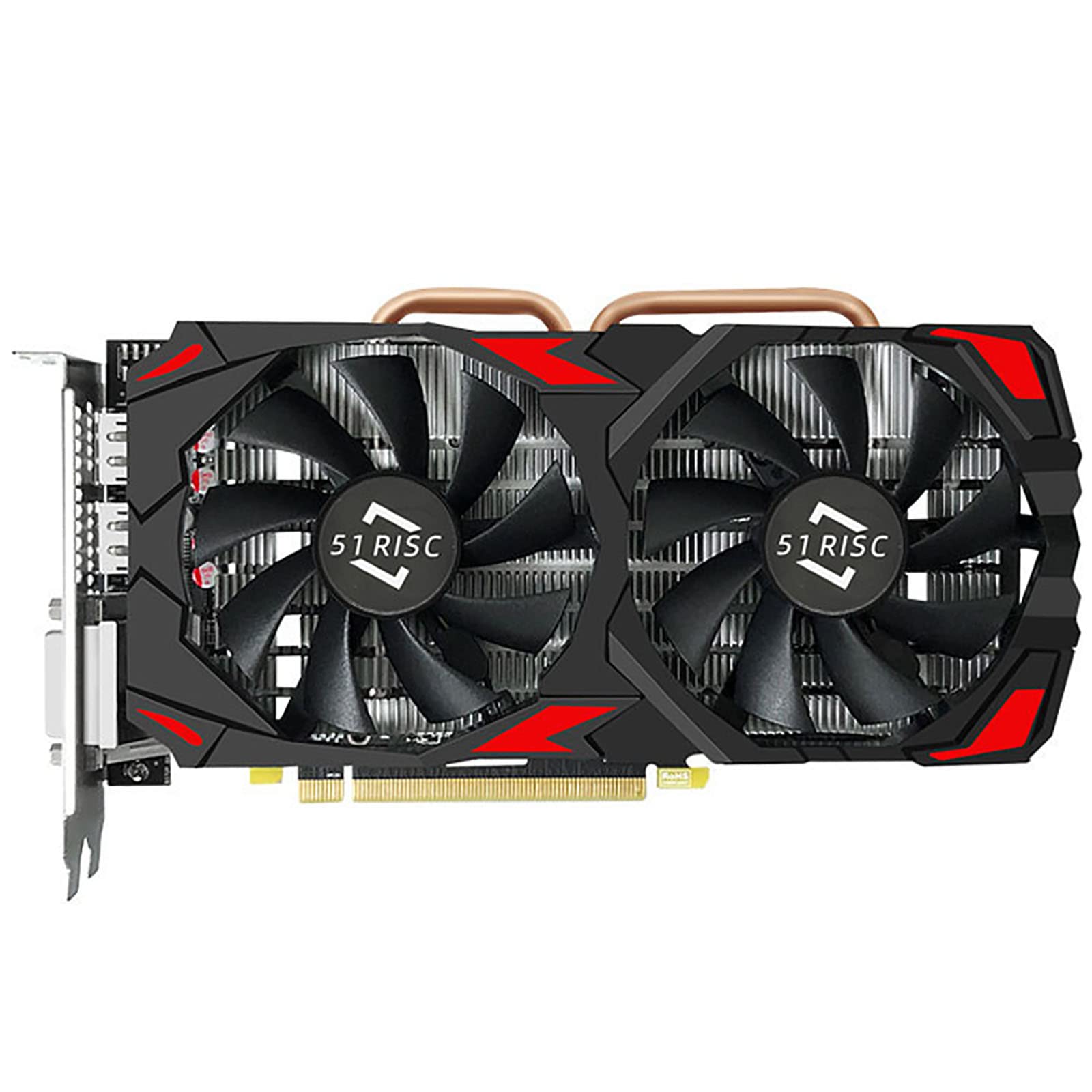 51RISC Placa de Vídeo RX580 8GB Versão de Atualização GDDR5 DP X3