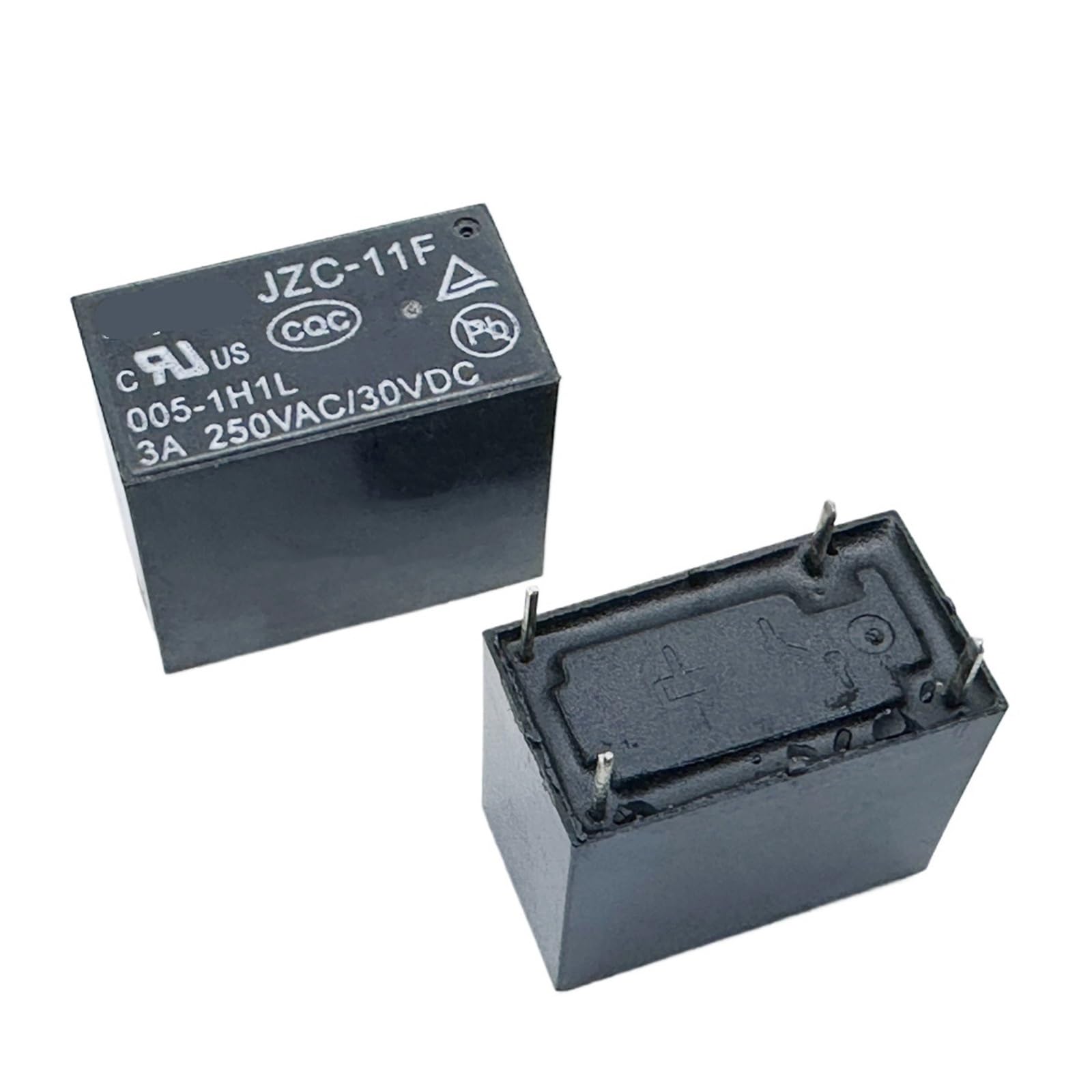 YZWRWRMKTB 1pc JZC-11F 005-1H1L (32F-1A-5V/12V-5A/10A) Relay 4pins