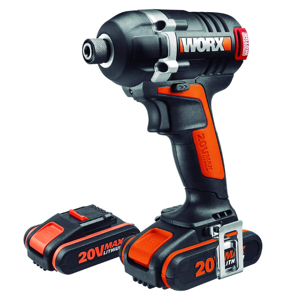 Worx WX292 - Cacciavite impatto 1/4 "- 2 batterie 20v - 2,0 ah - li-ion.