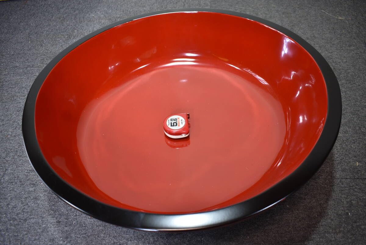 Amazon.co.jp: 蕎麦打ち道具 こね鉢 本格派 木製漆塗漆器 特大