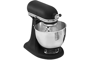 KitchenAid KSM150PSBK Artisan 5 Quart Stand Mixer, Black