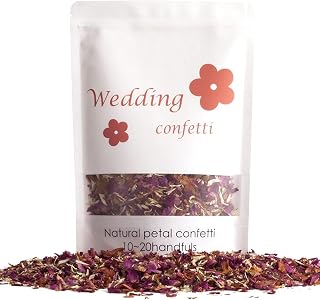 Confetti Dried Rose Flower Petals - 100% Natural Wedding Confetti Dried Flower Petals Biodegradable Petal Confetti For Wedding Party Holidays