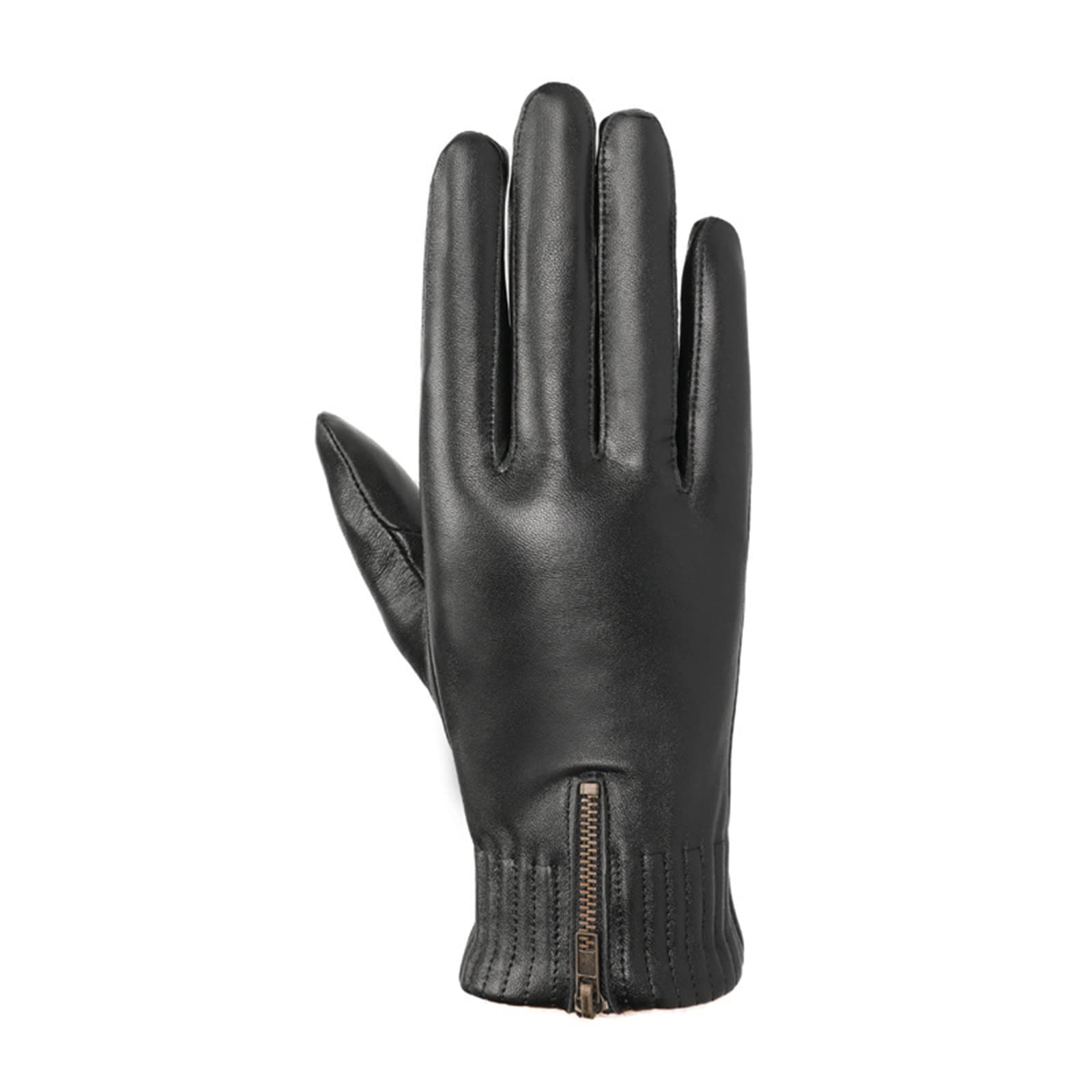 Gants moto hiver homme en velours noir chaud pour affronter le froid en toute sécurité