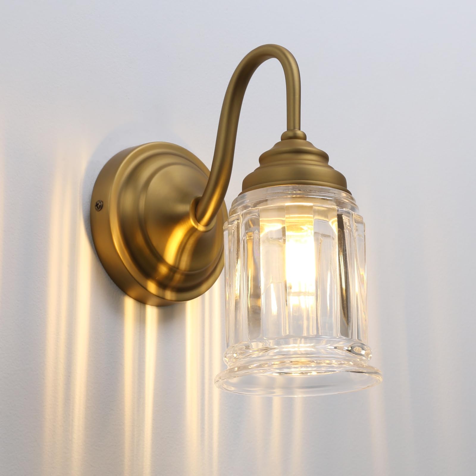permo industrial vintage slope pole wall mount single sconce